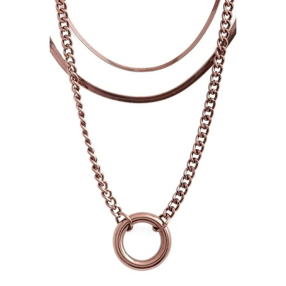 8 Other Reasons x Draya Michele Hidden Treasure Set of 3 Necklaces in Chains New - Picture 1 of 7